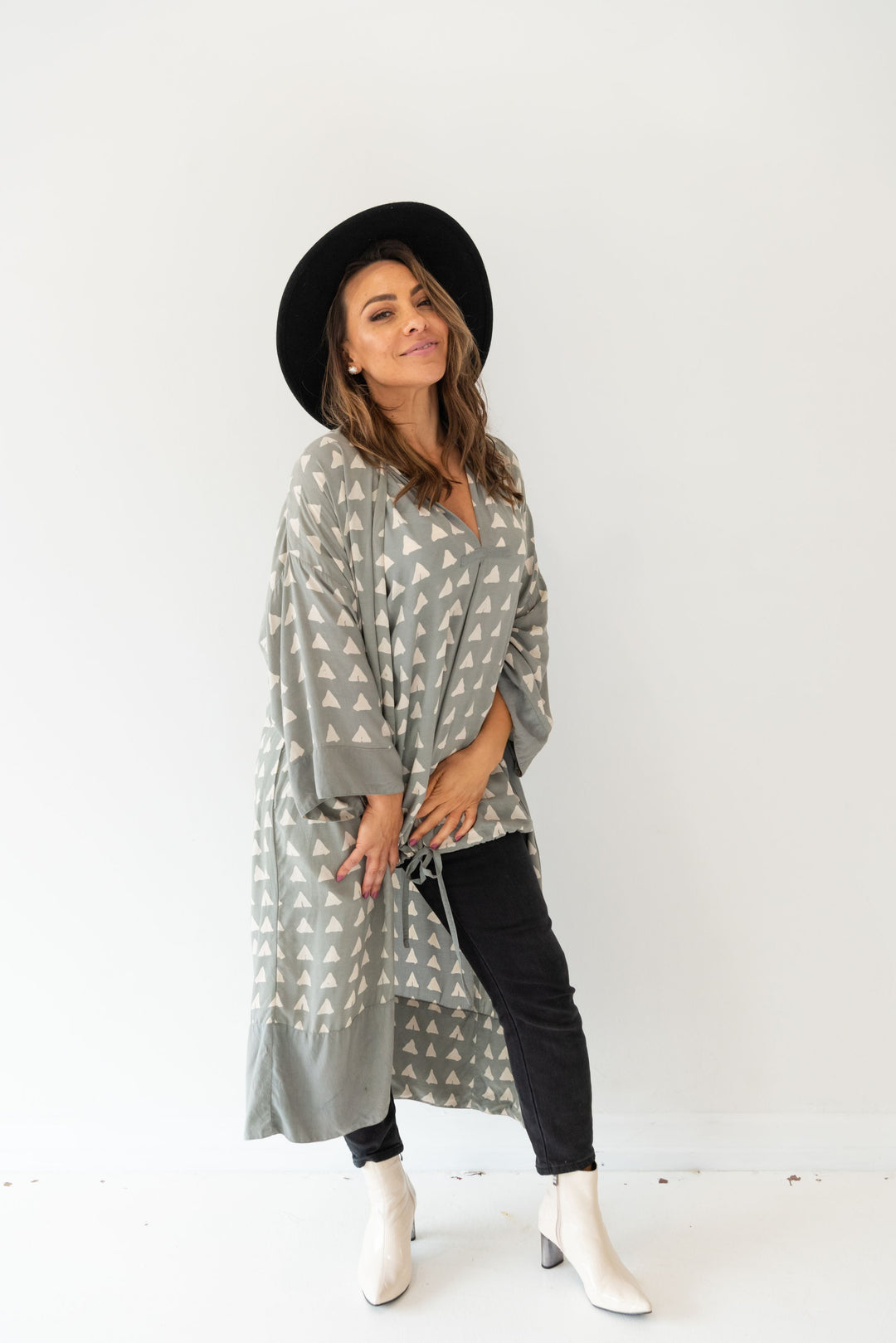 GRACIE KIMONO - Pewter