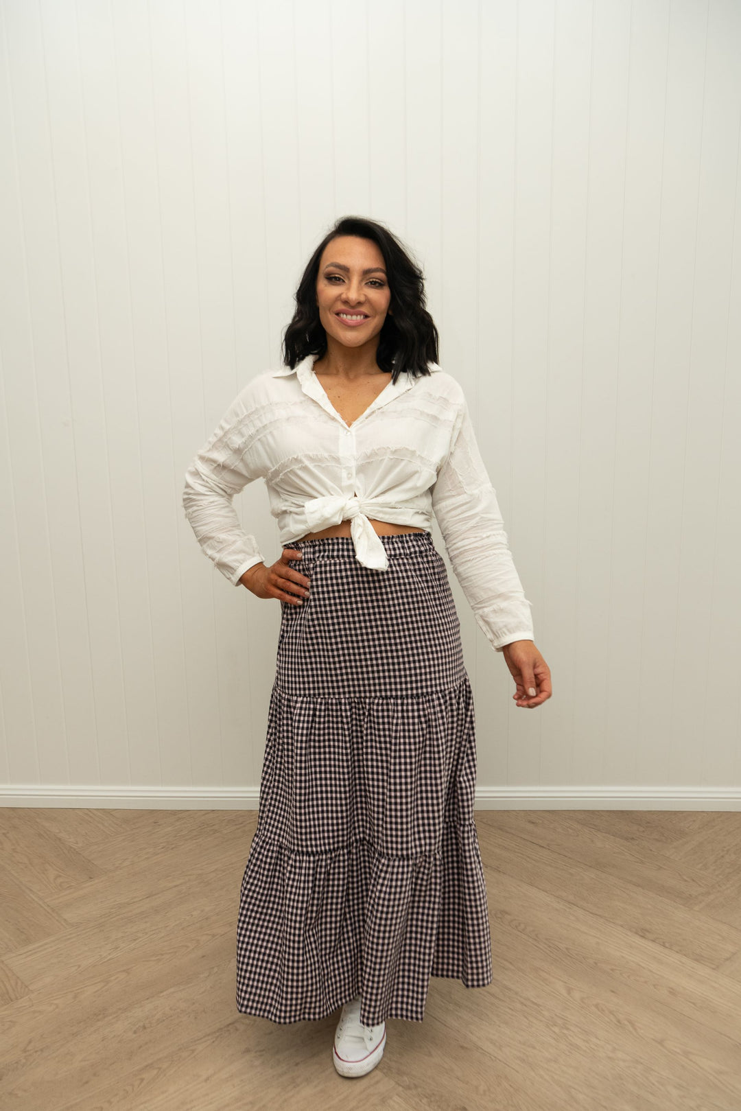 Della Skirt Pink Liquorice