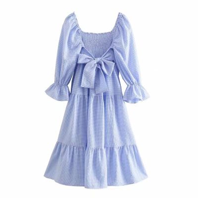 Goldie Dress Ocean Blue