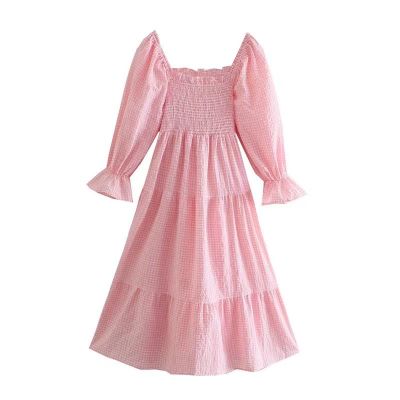 Goldie Dress Flamingo Pink