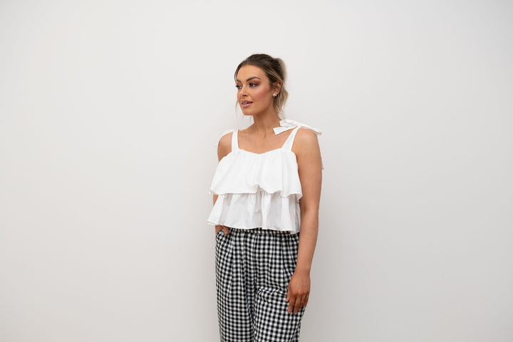 Kellie Top Daisy White