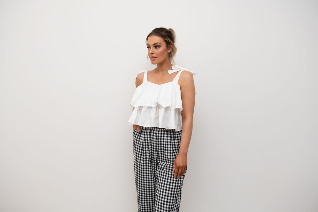 Kellie Top Daisy White